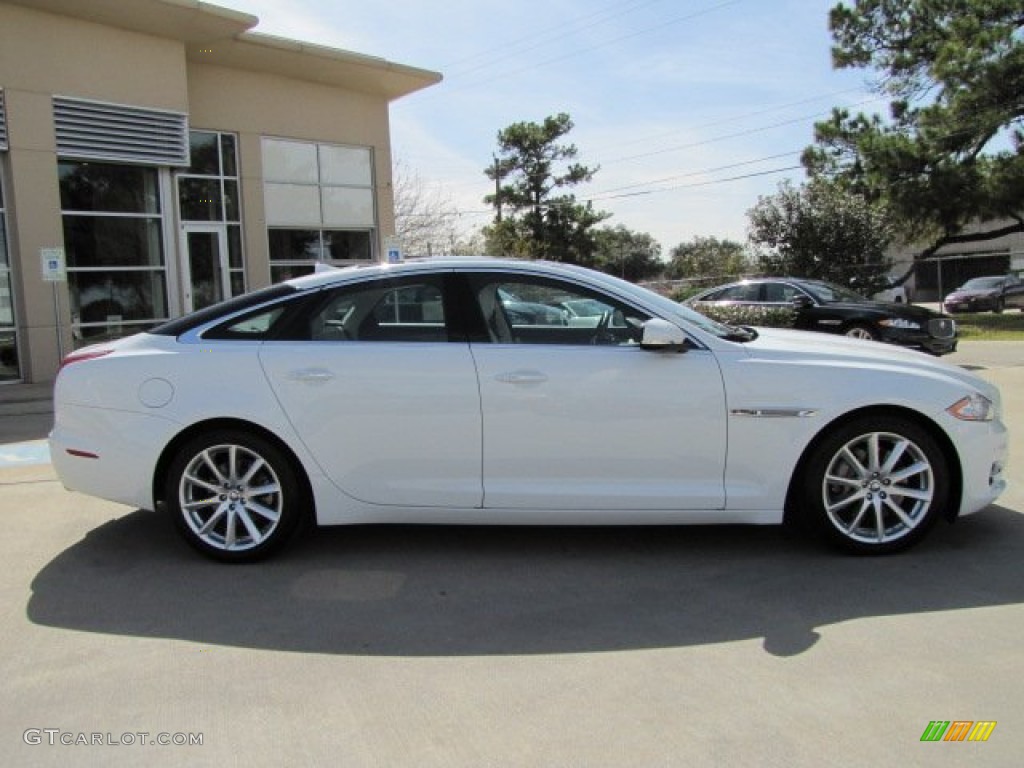 Polaris White 2013 Jaguar XJ XJ Exterior Photo #90819003