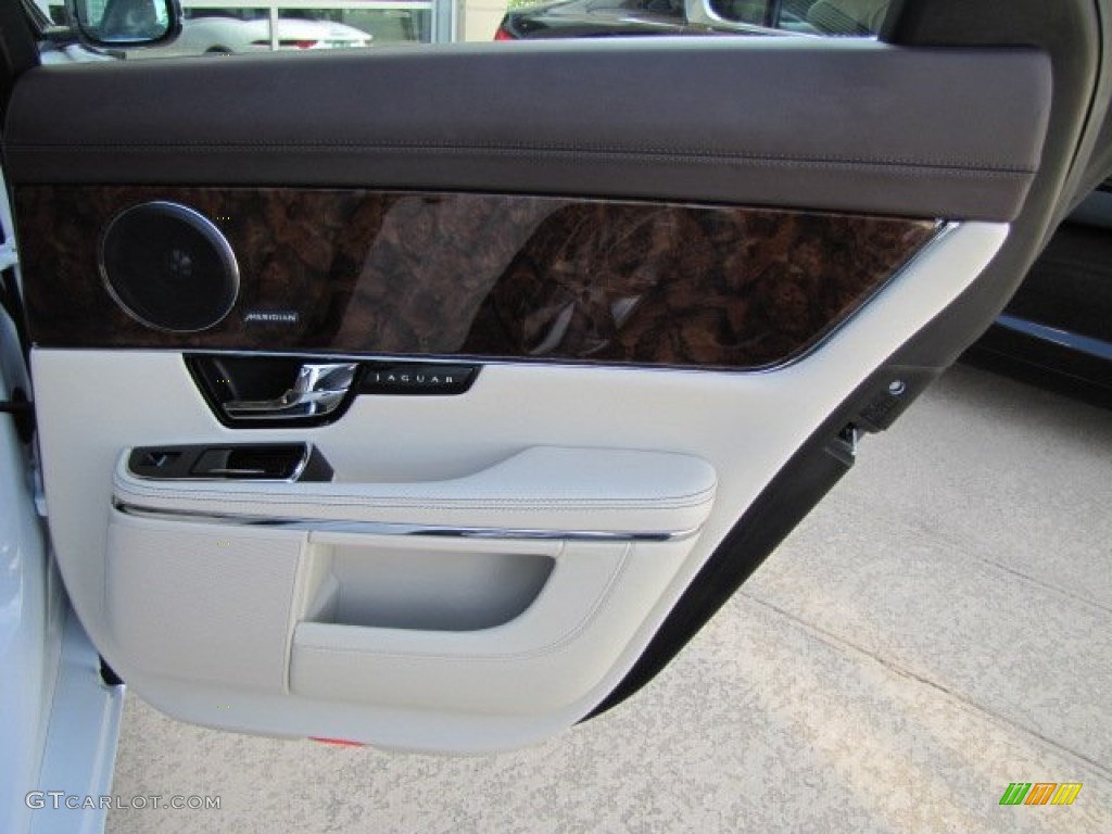 2013 Jaguar XJ XJ Cashew/Truffle Door Panel Photo #90819813