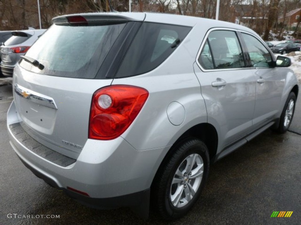 2014 Equinox LS AWD - Silver Ice Metallic / Jet Black photo #3