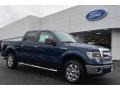 2014 Blue Jeans Ford F150 XLT SuperCrew  photo #1
