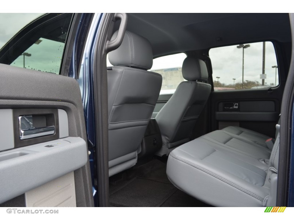 2014 F150 XLT SuperCrew - Blue Jeans / Steel Grey photo #8