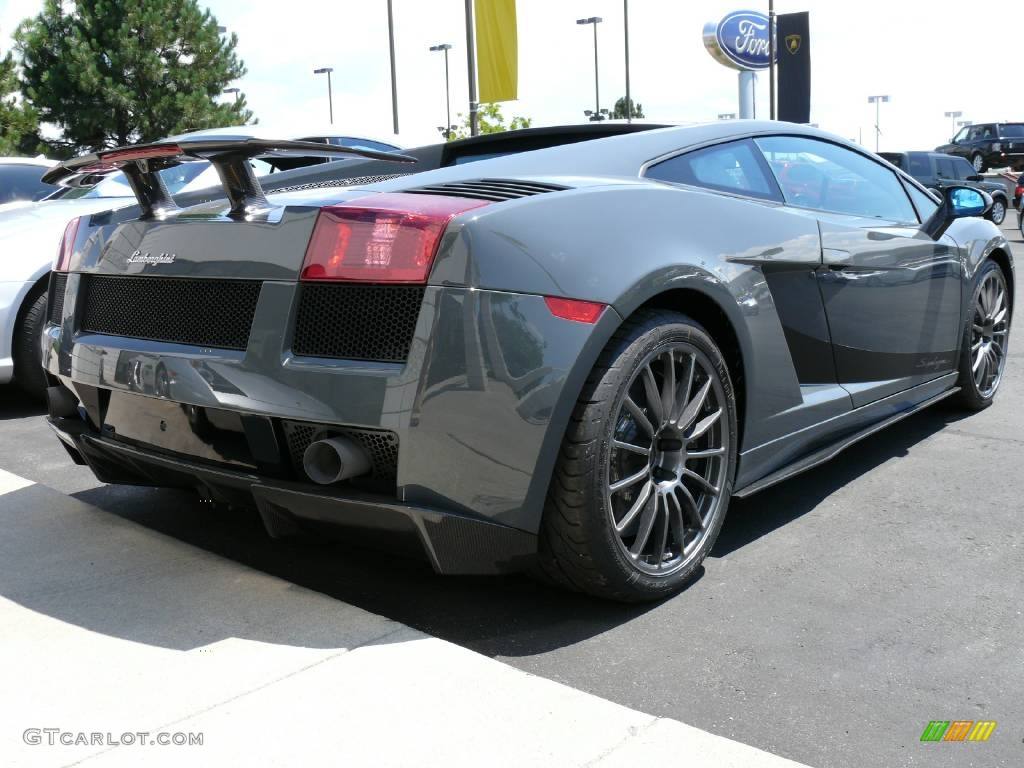 2008 Gallardo Superleggera - Grigio Telesto Metallic (Grey) / Nero Superleggera photo #16
