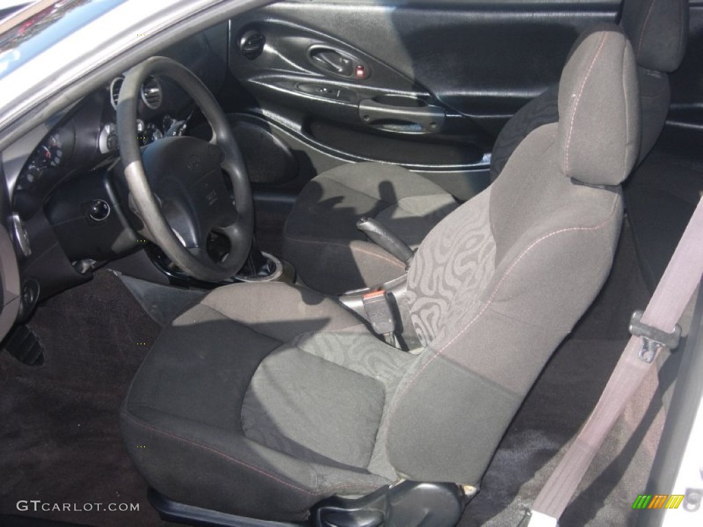 2001 Tiburon  - Nordic White / Black/Gray photo #4