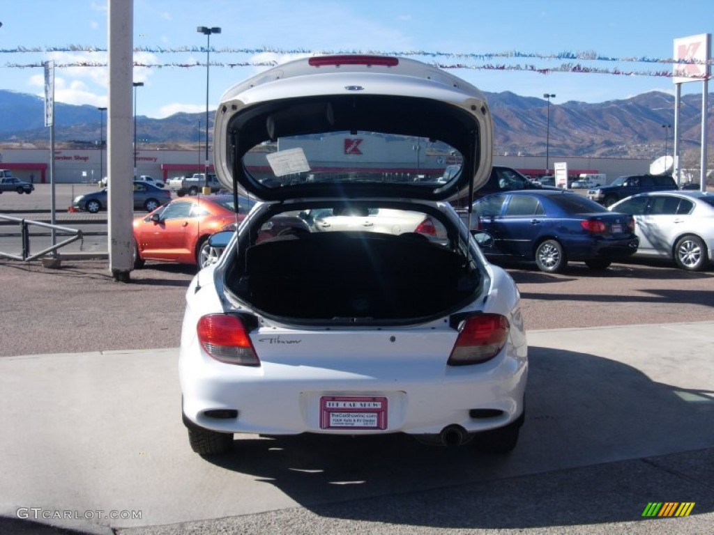 2001 Tiburon  - Nordic White / Black/Gray photo #11