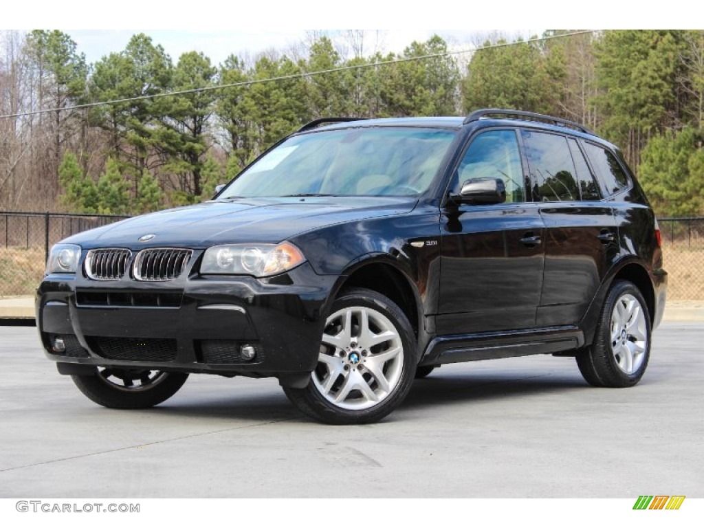 Jet Black 2006 BMW X3 3.0i Exterior Photo #90823545