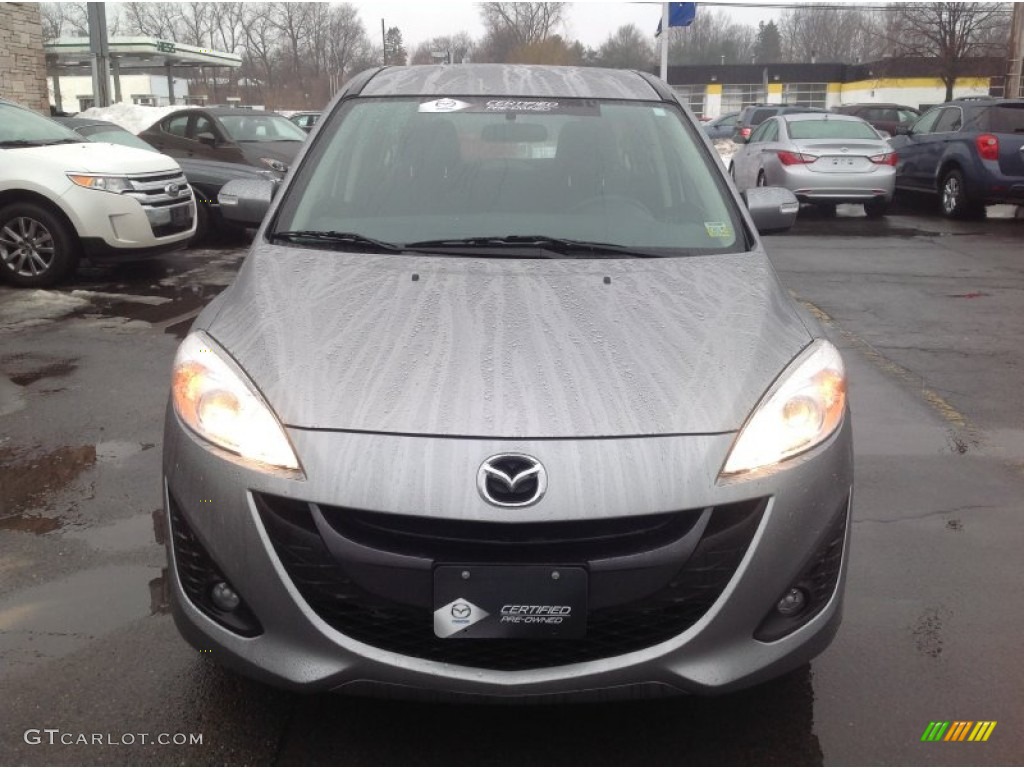 2013 MAZDA5 Touring - Liquid Silver Metallic / Black photo #2