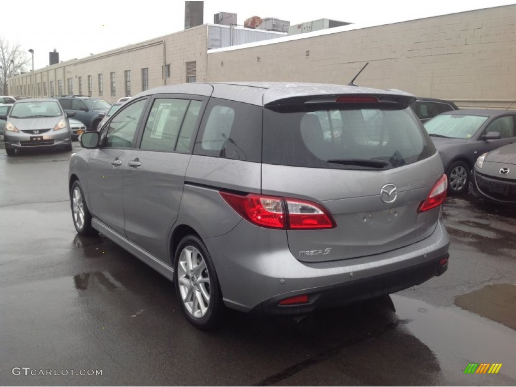 2013 MAZDA5 Touring - Liquid Silver Metallic / Black photo #5