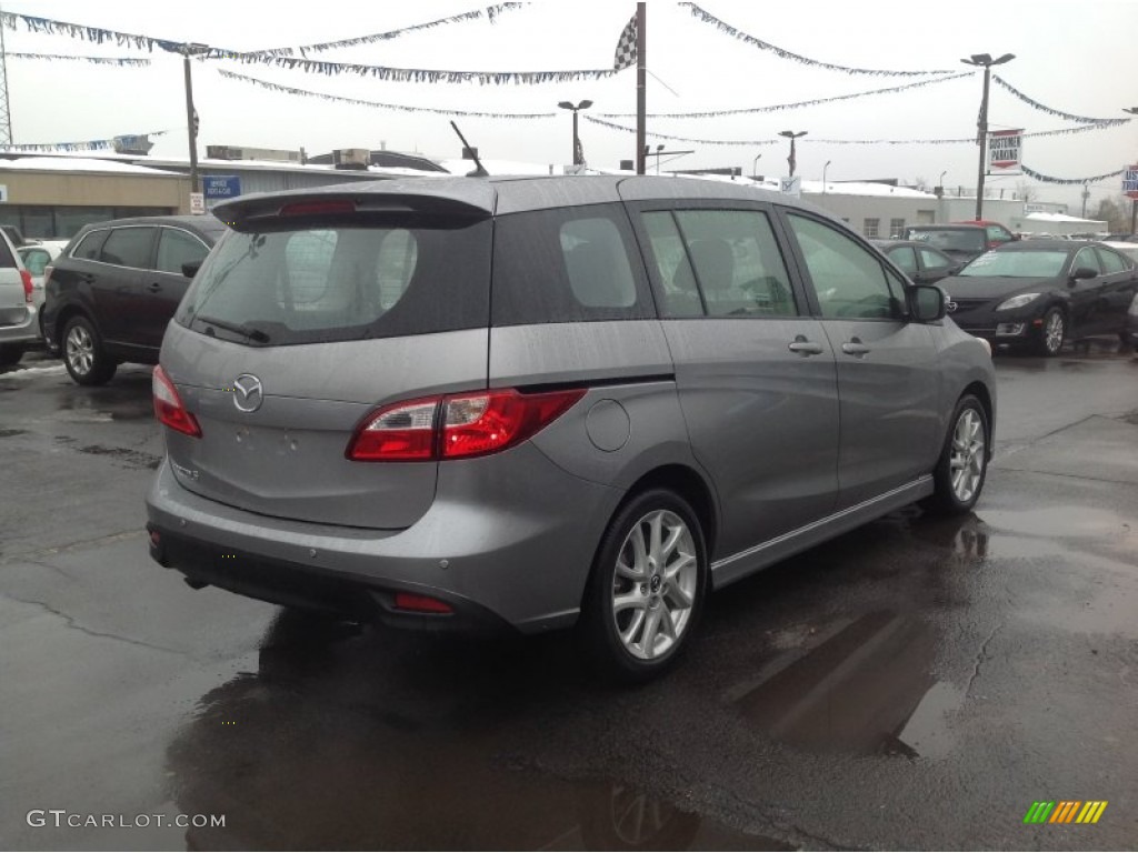 2013 MAZDA5 Touring - Liquid Silver Metallic / Black photo #7