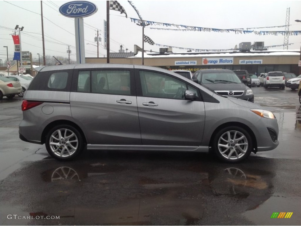 2013 MAZDA5 Touring - Liquid Silver Metallic / Black photo #8