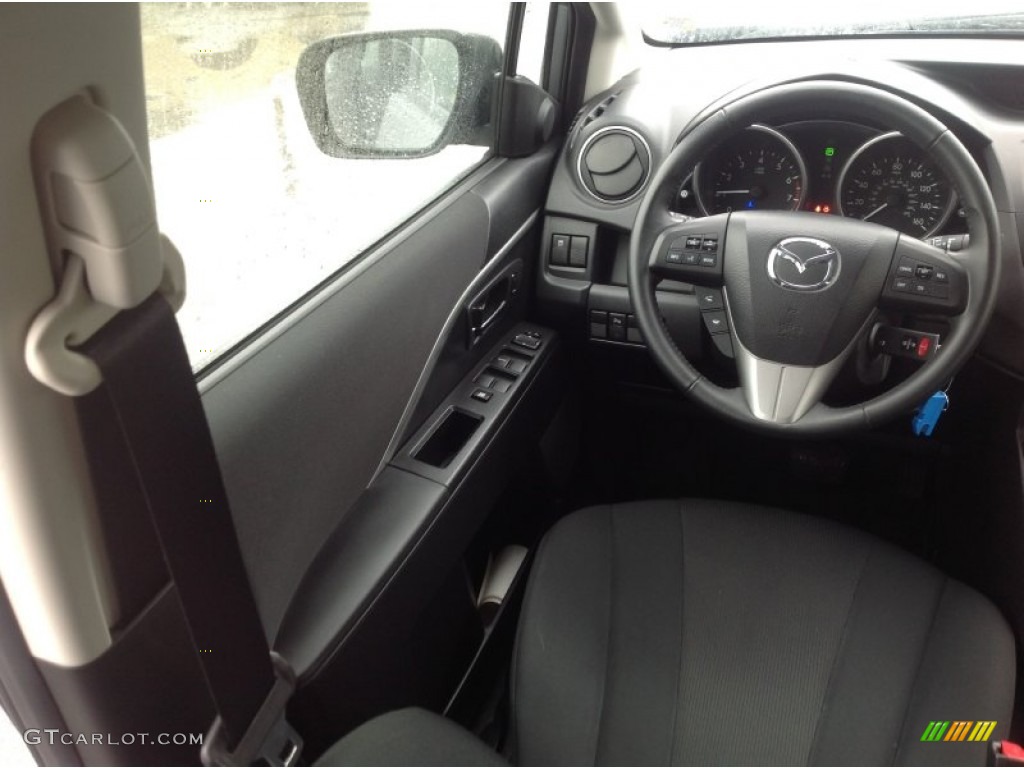 2013 MAZDA5 Touring - Liquid Silver Metallic / Black photo #13
