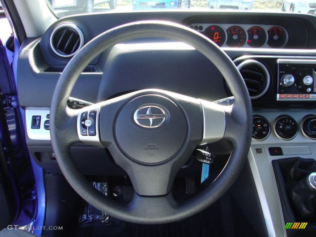 2010 Scion xB Release Series 7.0 RS Black Steering Wheel Photo #90825123