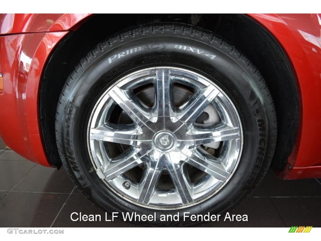 2008 300 C HEMI - Inferno Red Crystal Pearl / Dark Slate Gray photo #8