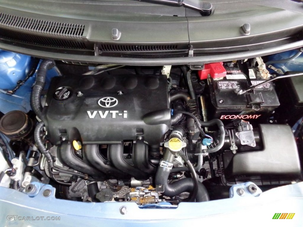 2009 Yaris 5 Door Liftback - Bayou Blue Pearl / Dark Charcoal photo #10