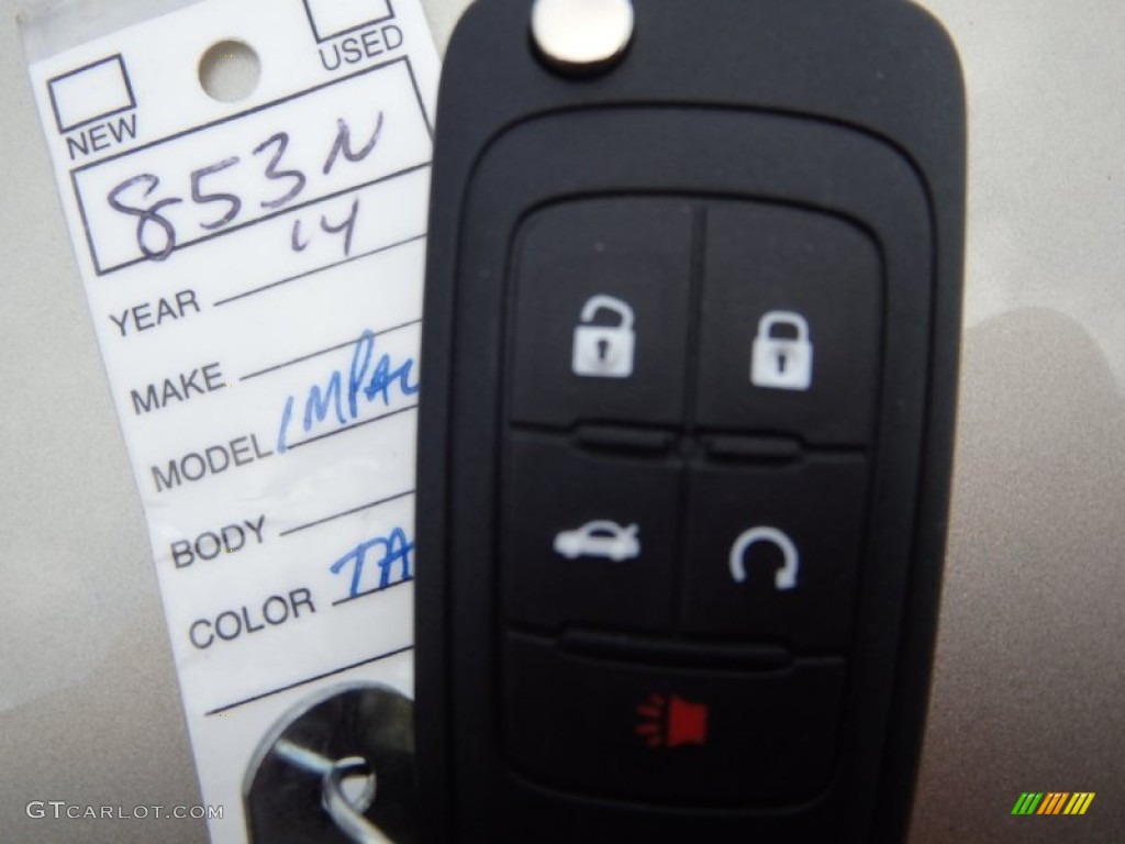 2014 Impala LTZ - Champagne Silver Metallic / Jet Black photo #6