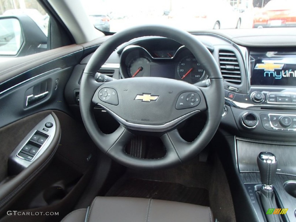 2014 Impala LT - Blue Ray Metallic / Jet Black/Brownstone photo #7