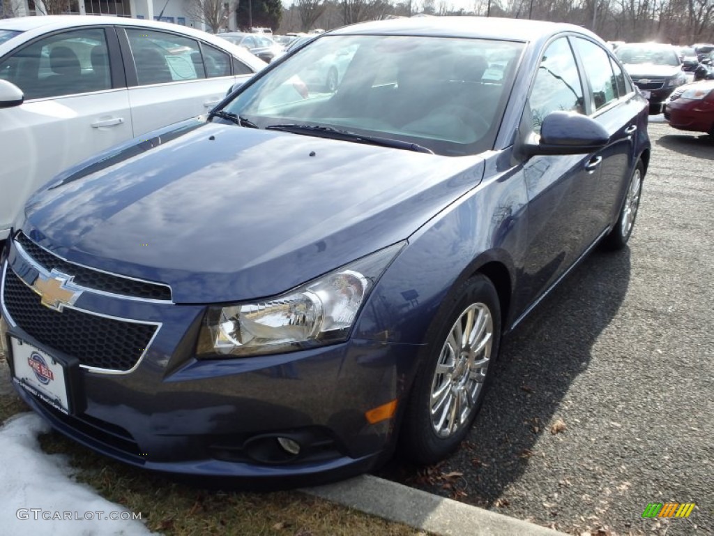 2014 Cruze Eco - Blue Ray Metallic / Jet Black photo #1