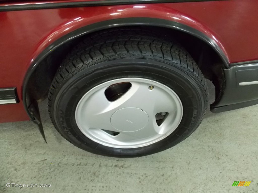 1993 900 Turbo Convertible - Ruby Red Pearl Metallic / Beige photo #10
