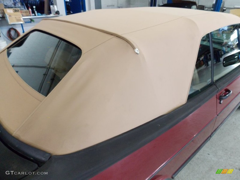 1993 900 Turbo Convertible - Ruby Red Pearl Metallic / Beige photo #13