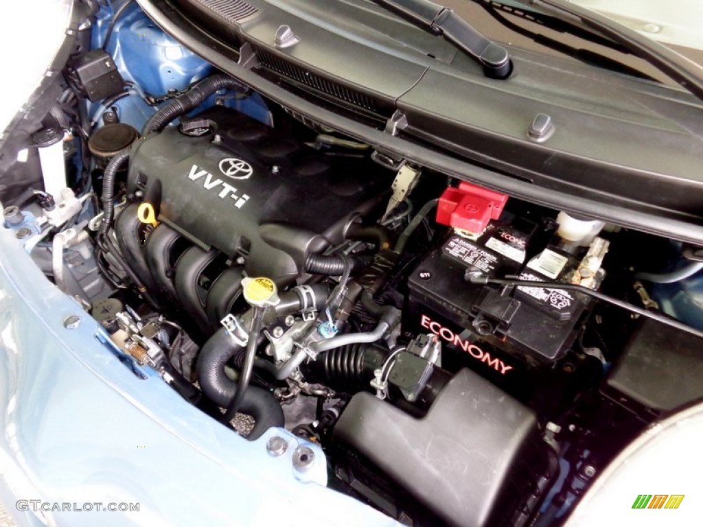 2009 Yaris 5 Door Liftback - Bayou Blue Pearl / Dark Charcoal photo #70