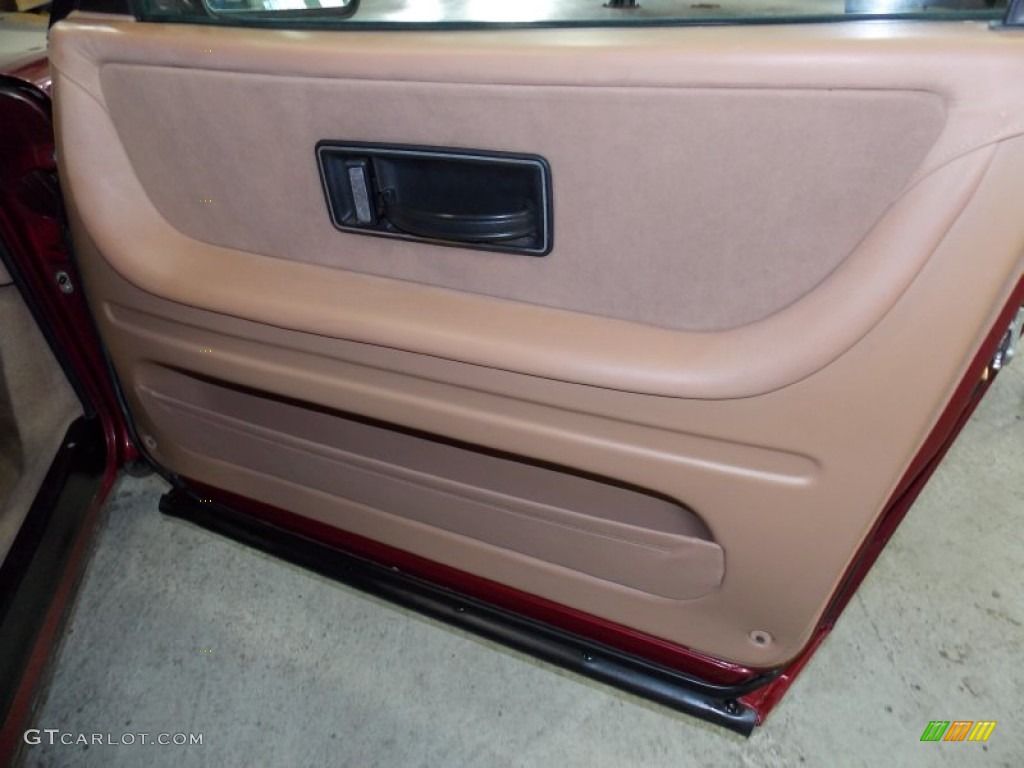 1993 900 Turbo Convertible - Ruby Red Pearl Metallic / Beige photo #17
