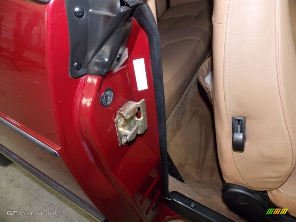 1993 900 Turbo Convertible - Ruby Red Pearl Metallic / Beige photo #22