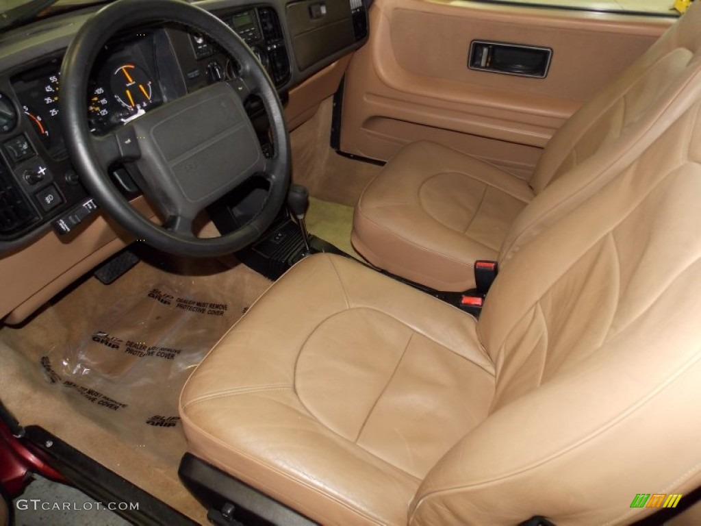 Beige Interior 1993 Saab 900 Turbo Convertible Photo #90830839