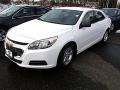 2014 Summit White Chevrolet Malibu LS  photo #1