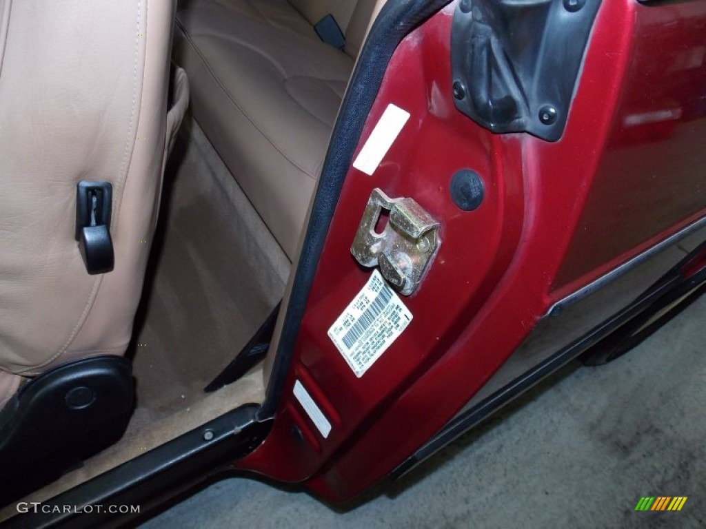 1993 900 Turbo Convertible - Ruby Red Pearl Metallic / Beige photo #34