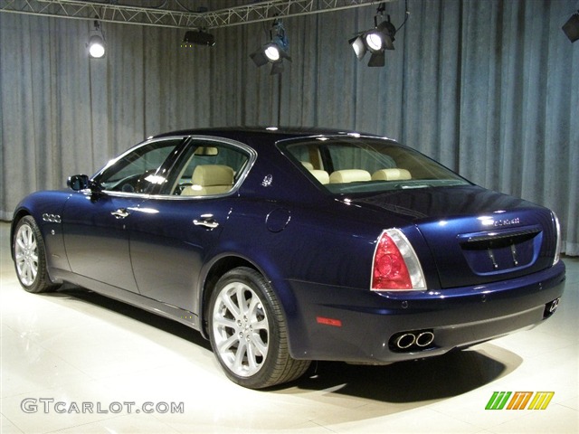 Blue 2007 Maserati Quattroporte Standard Quattroporte Model Exterior Photo #90832