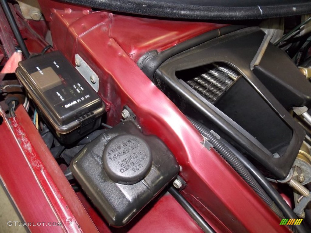 1993 900 Turbo Convertible - Ruby Red Pearl Metallic / Beige photo #42