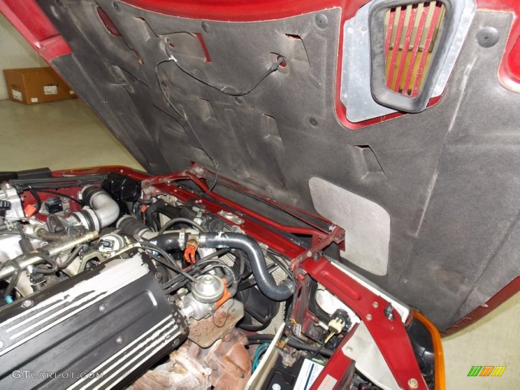 1993 900 Turbo Convertible - Ruby Red Pearl Metallic / Beige photo #43