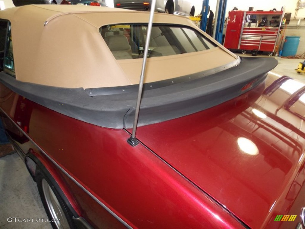 1993 900 Turbo Convertible - Ruby Red Pearl Metallic / Beige photo #52