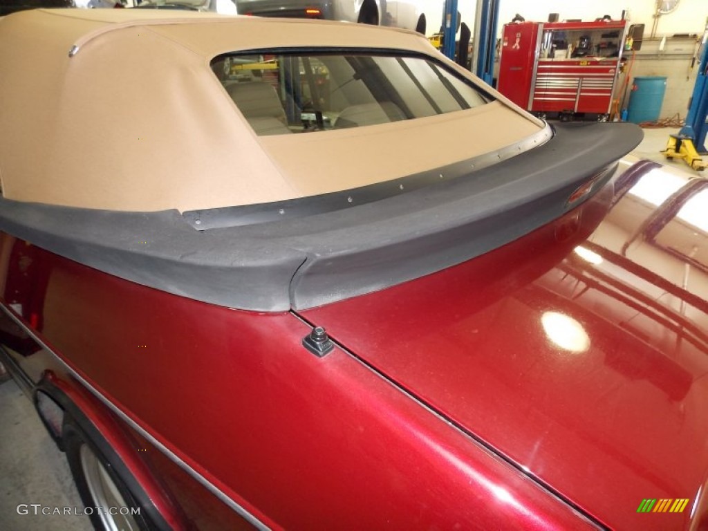 1993 900 Turbo Convertible - Ruby Red Pearl Metallic / Beige photo #53