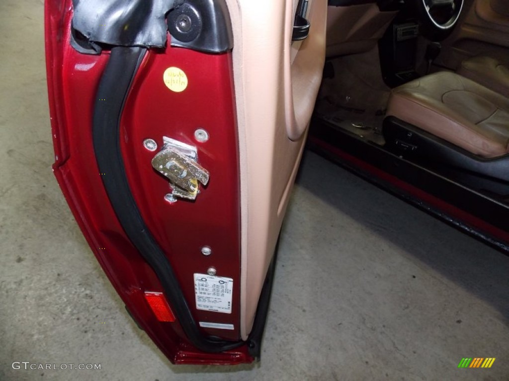 1993 900 Turbo Convertible - Ruby Red Pearl Metallic / Beige photo #54