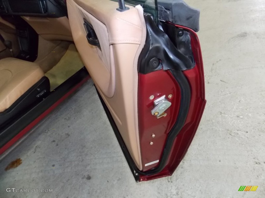 1993 900 Turbo Convertible - Ruby Red Pearl Metallic / Beige photo #55