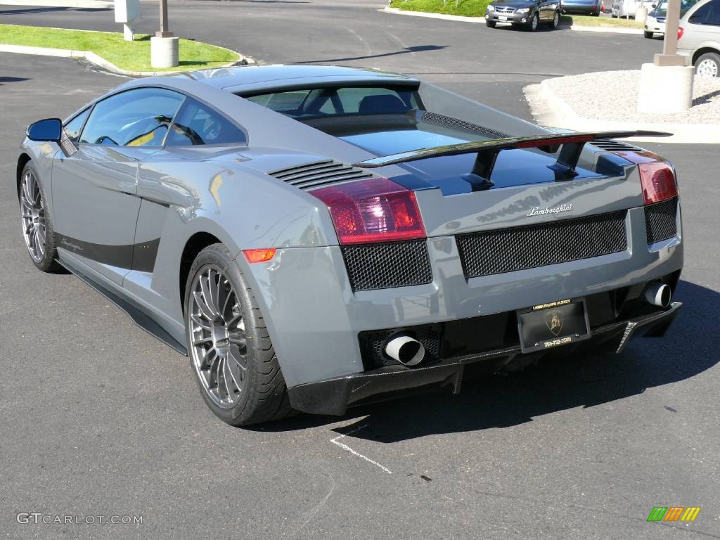 2008 Gallardo Superleggera - Grigio Telesto Metallic (Grey) / Nero Superleggera photo #35