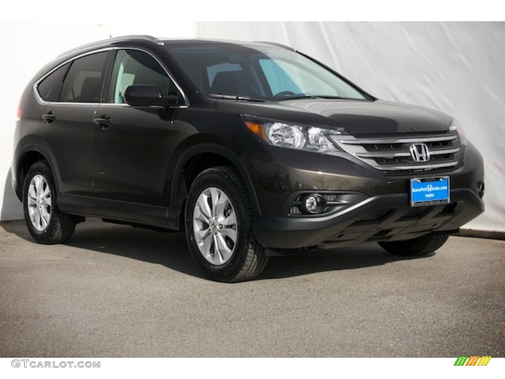 2014 CR-V EX-L - Kona Coffee Metallic / Black photo #1