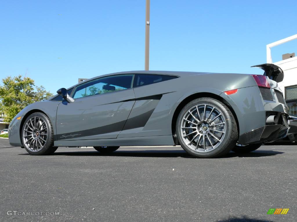 2008 Gallardo Superleggera - Grigio Telesto Metallic (Grey) / Nero Superleggera photo #36