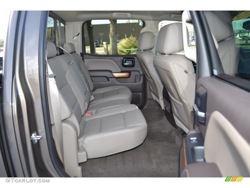 2014 Chevrolet Silverado 1500 LTZ Crew Cab Rear Seat Photo #90833404