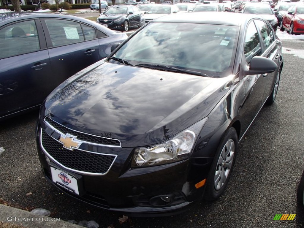 2014 Cruze LS - Black Granite Metallic / Jet Black/Medium Titanium photo #1