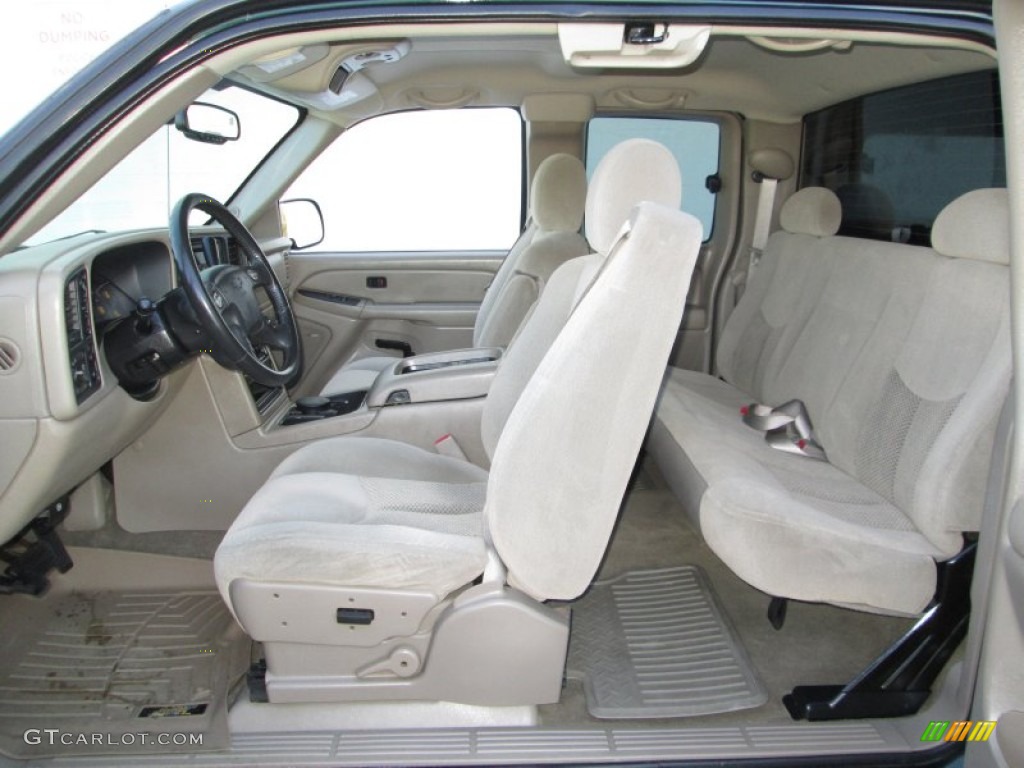 Tan Interior 2004 Chevrolet Silverado 1500 Z71 Extended Cab 4x4 Photo #90834412