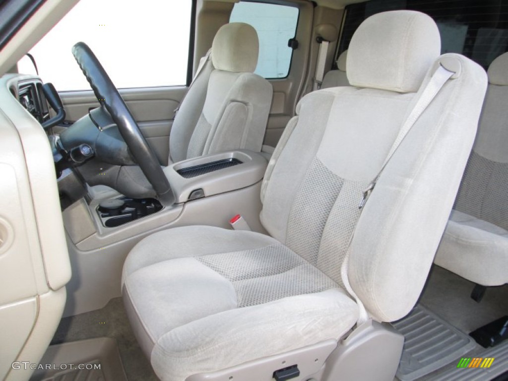 Tan Interior 2004 Chevrolet Silverado 1500 Z71 Extended Cab 4x4 Photo #90834451