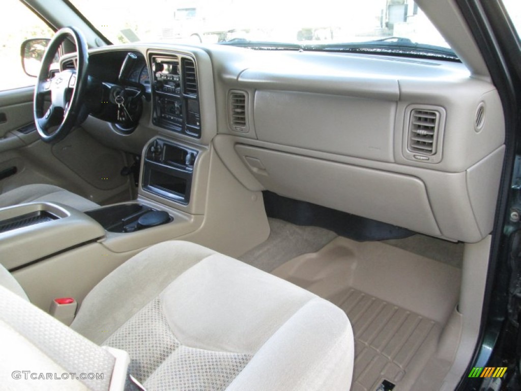 2004 Silverado 1500 Z71 Extended Cab 4x4 - Dark Green Metallic / Tan photo #18