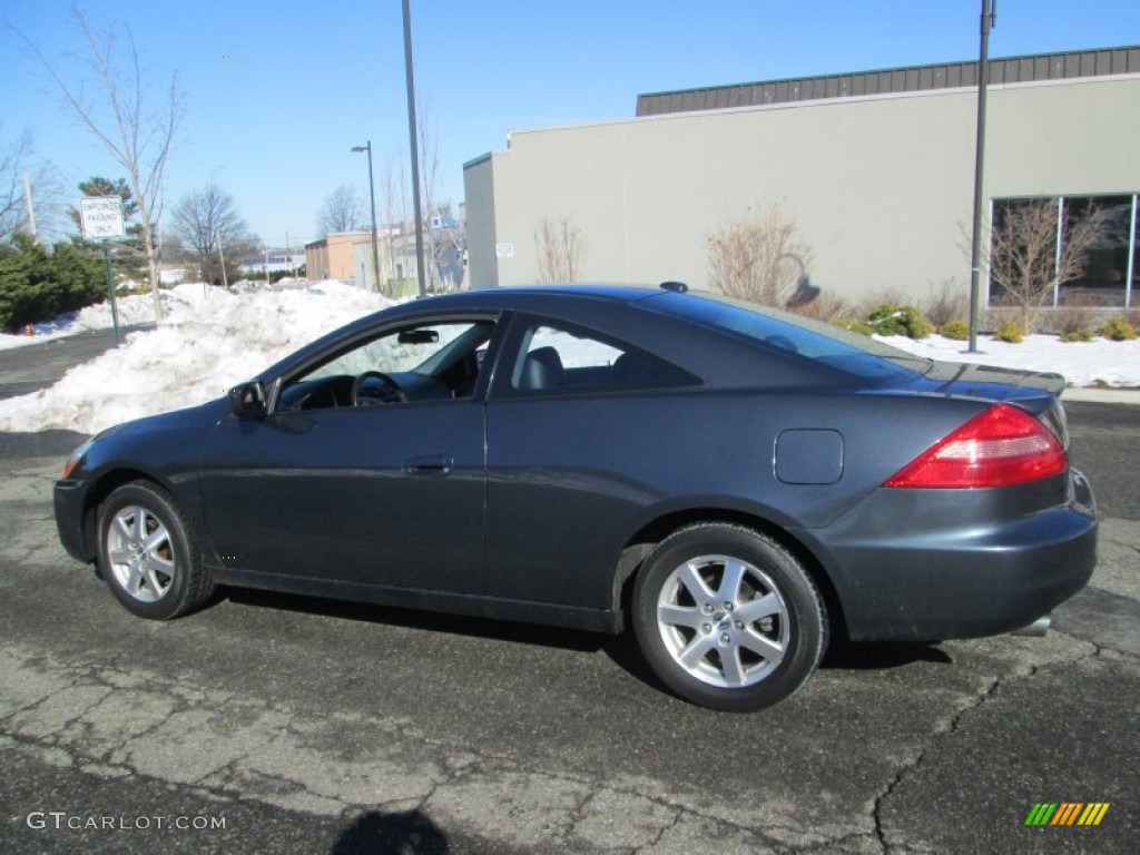 2005 Accord EX V6 Coupe - Graphite Pearl / Black photo #4