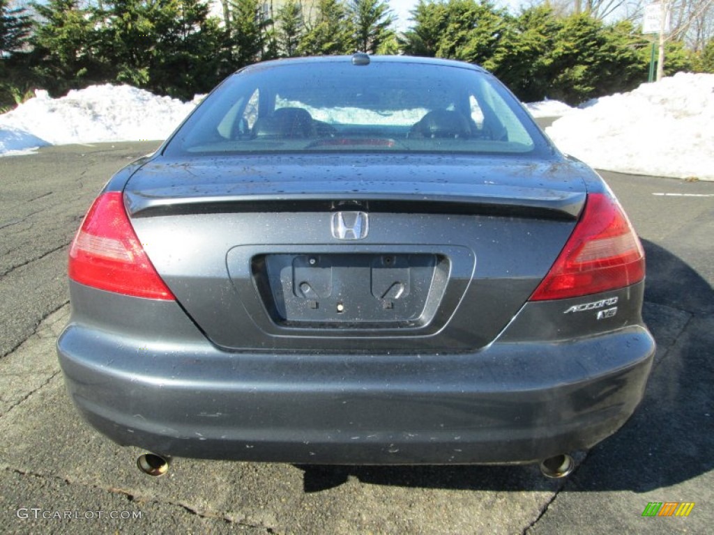 2005 Accord EX V6 Coupe - Graphite Pearl / Black photo #6