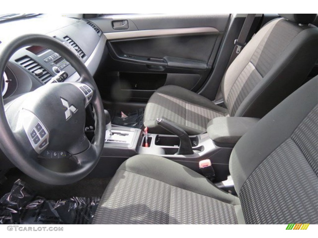 2013 Lancer Sportback ES - Mercury Gray Pearl / Black photo #11