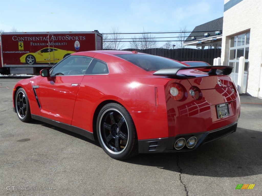 Solid Red 2014 Nissan GT-R Black Edition Exterior Photo #90835477