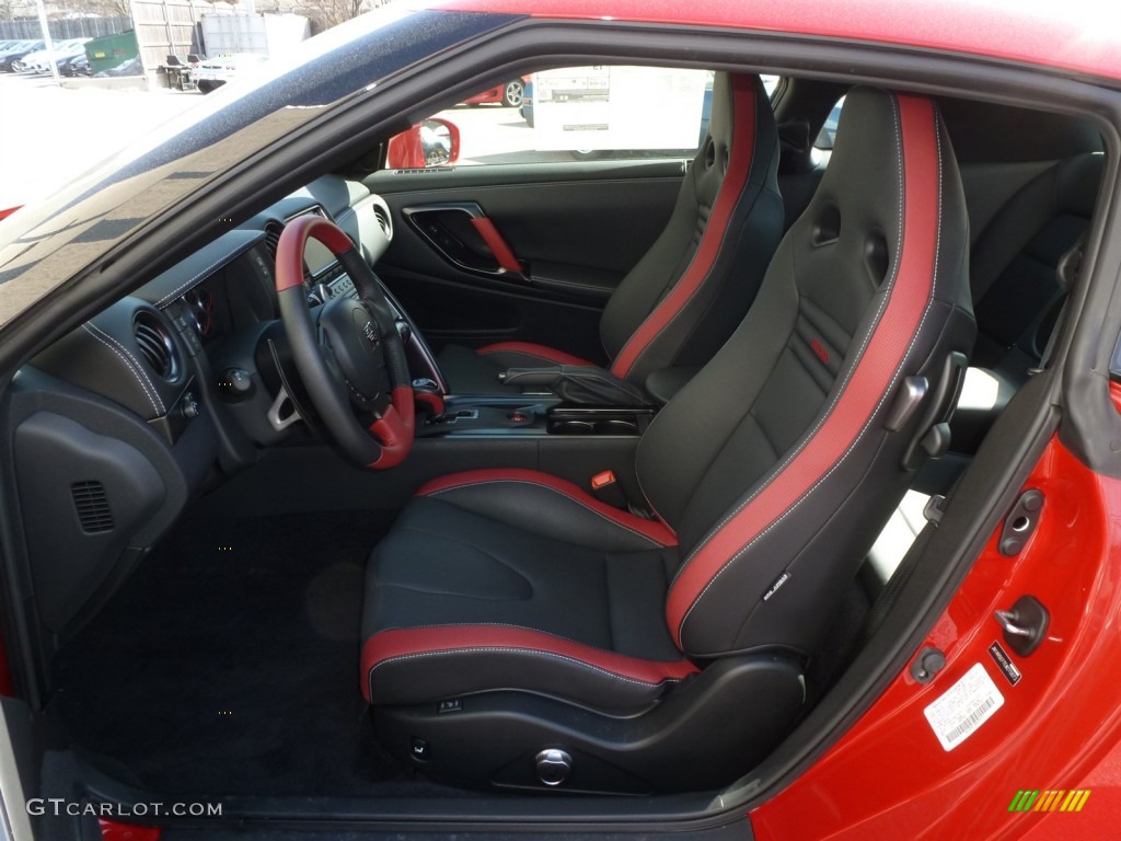 2014 Nissan GT-R Black Edition Front Seat Photo #90835753