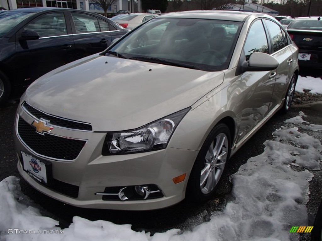 2013 Cruze LTZ - Champagne Silver Metallic / Jet Black photo #1