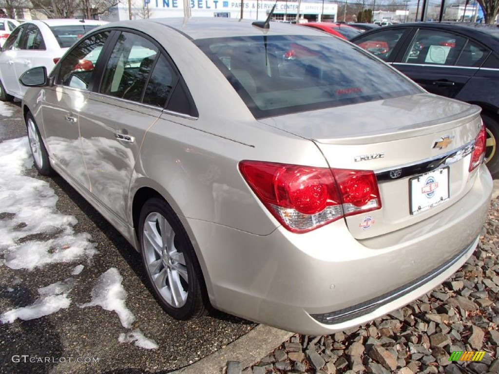 2013 Cruze LTZ - Champagne Silver Metallic / Jet Black photo #2